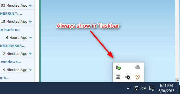 hide taskbar in windows 10